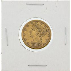 1885-S $5 VF Liberty Head Half Eagle Gold Coin