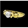 Image 1 : 0.15 ctw Diamond Ring - 14KT Yellow Gold