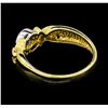 Image 3 : 0.15 ctw Diamond Ring - 14KT Yellow Gold