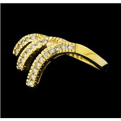 0.35 ctw Diamond Ring - 14KT Yellow Gold