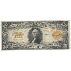 1922 $20 Gold Certificate