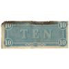 Image 2 : 1864 $10 The Confederate States of America Note T-68 CC