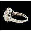 Image 3 : 1.10 ctw Ruby and Diamond Ring - 18KT White Gold