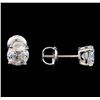 Image 2 : 1.54 ctw Diamond Stud Earrings - 14KT White Gold