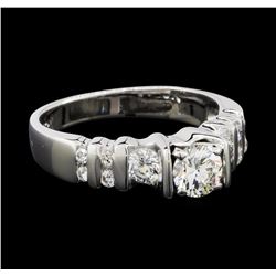 1.00 ctw Diamond Ring - 18KT White Gold