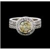 Image 2 : 2.73 ctw Diamond Ring - 14KT White Gold