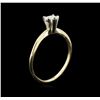 Image 3 : 0.27 ctw Diamond Solitaire Ring - 14KT Yellow Gold