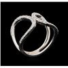 Image 4 : 0.51 ctw Diamond Ring - 14KT White Gold