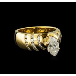 1.69 ctw Diamond Ring - 14KT Yellow Gold