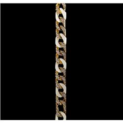 4.20 ctw Diamond Bracelet - 18KT Yellow Gold