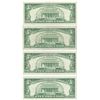 Image 3 : 1963 $5 Fine Red Seal Bill Lot of 4