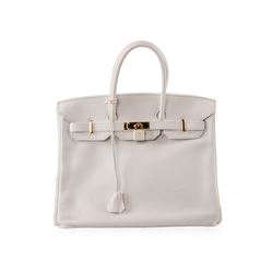 Hermes Birkin Craie Togo Leather Bag