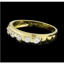 0.40 ctw Cubic Zirconia Ring - 14KT Yellow Gold