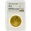 Image 1 : 1987 NGC MS69 $50 Eagle Gold Coin