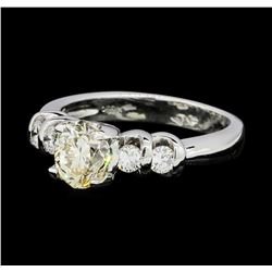 1.26 ctw Diamond Ring - PLATINUM  Platinum Group