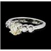 Image 1 : 1.26 ctw Diamond Ring - PLATINUM  Platinum Group