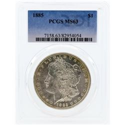 1885 PCGS MS63 Morgan Silver Dollar