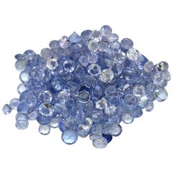 12.2 ctw Round Mixed Tanzanite Parcel