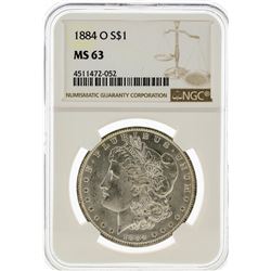 1884-O NGC MS63 Morgan Silver Dollar