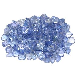 13.38 ctw Round Mixed Tanzanite Parcel