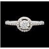 Image 2 : 0.79 ctw Diamond Ring - 14KT White Gold
