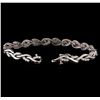 Image 3 : 14KT White Gold 1.63 ctw Diamond Bracelet