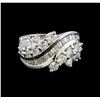 Image 2 : 14KT White Gold 1.78 ctw Diamond Ring