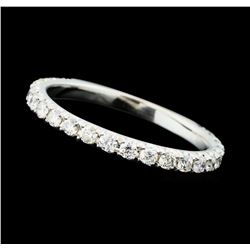 0.45 ctw Diamond Band - 14KT White Gold