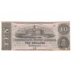 Image 1 : 1862 $10 The Confederate States of America Note T-52 CC