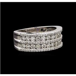 18KT White Gold 0.91 ctw Diamond Ring