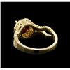 Image 3 : 14KT Yellow Gold 1.94 ctw Ruby and Diamond Ring