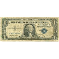 $1 VG+ Star Note Silver Certificate