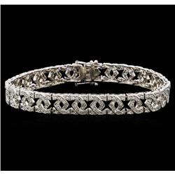 1.50 ctw Diamond Bracelet - 14KT White Gold