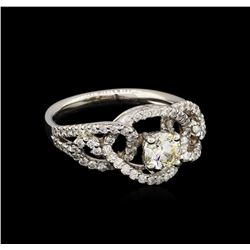 1.27 ctw Diamond Ring - 14KT White Gold