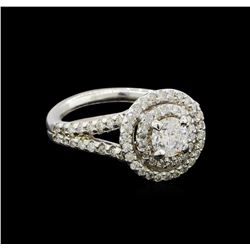 1.18 ctw Diamond Ring - 14KT White Gold