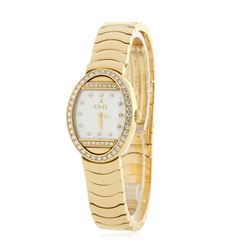 Ebel Satya 18KT Yellow Gold Diamond Watch