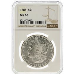 1885 NGC MS63 Morgan Silver Dollar