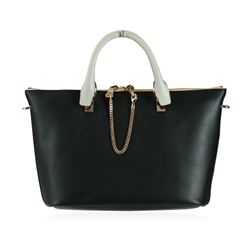 Chloe Baylee Black and Gray Shoulder/Tote Bag