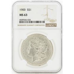 1900 MS63 NGC Morgan Silver Dollar