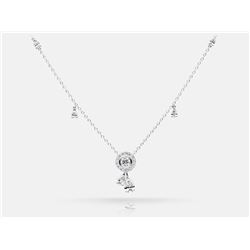 Diamond Necklace - 18KT White Gold