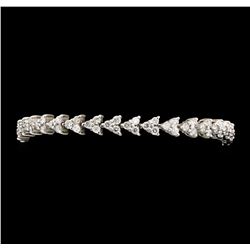 5.00 ctw Diamond Bracelet - 14KT White Gold