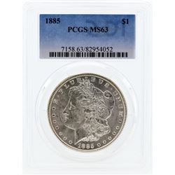 1885 PCGS MS63 Morgan Silver Dollar