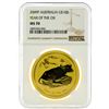 Image 1 : 2009P NGC MS70 $100 Year Of The OX Gold Coin