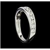 Image 4 : 0.50 ctw Diamond Ring - Platinum