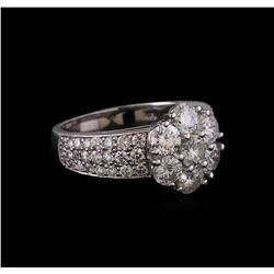 14KT White Gold 2.55 ctw Diamond Ring