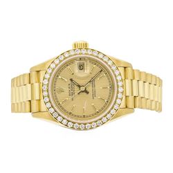 Rolex 18KT Yellow Gold Ladie's Oyster Perpetual Datejust Wristwatch