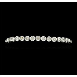 2.50 ctw Diamond Tennis Bracelet - 18KT White Gold