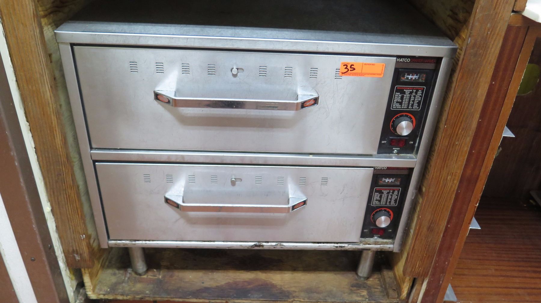 Double-Deck Hatco Drawer Bread Warmer (29