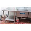 Image 8 : 2-Segment Washing Stations (One w/1-Compartment & Undershelf, One w/2-Basin Sink) 14ftx34