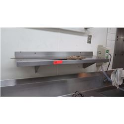 Stainless Steel Wall-Mount Shelf Unit 41 x 12 x 12